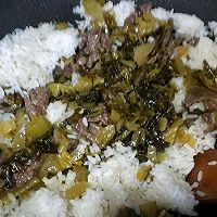 酸菜牛肉炒饭#童年不同样，美食有花样#的做法图解8