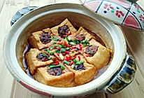 砂锅豆腐酿的做法