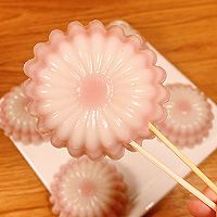 粉色系糯唧唧甜品 | 蓝莓椰汁钵仔糕的做法图解14