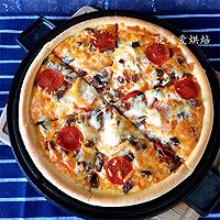 十寸鲜虾牛肉披萨的做法图解19