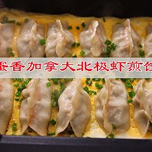 #15分钟周末菜#宅家厨艺大比拼，蛋香加拿大北极虾煎饺