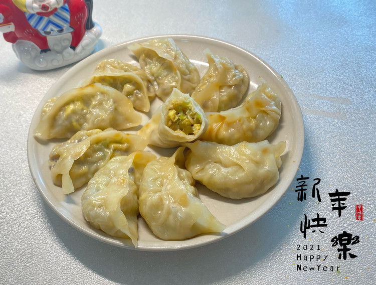 【西葫芦鸡蛋素蒸饺】老少皆宜·清爽劲道的做法