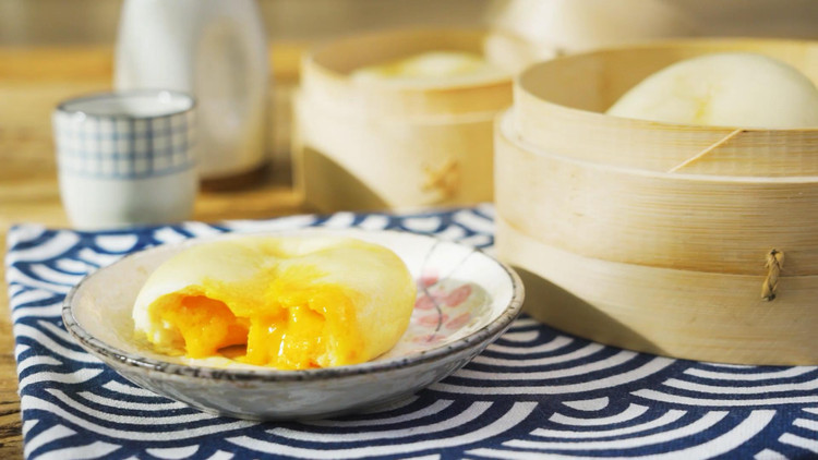 奶黄流心包【孔老师教做菜】的做法