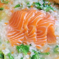 #挪威三文鱼#三文鱼高汤烩饭的做法图解9