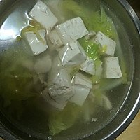 豆腐白菜汤的做法图解1