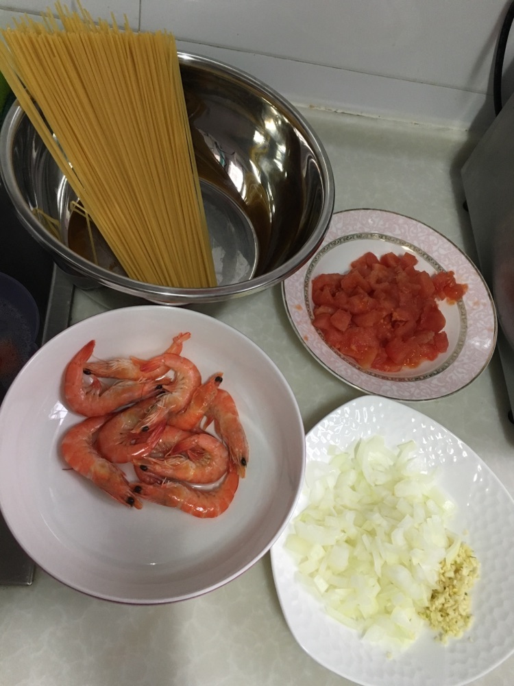 意大利海鲜面的做法图解1