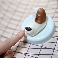 翻糖狗狗动物玩偶制作的做法图解8