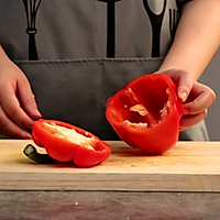 【原创菜肴】烤彩椒couscous盛夏里的意大利风情~的做法图解3