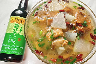冬瓜肉片香菇汤