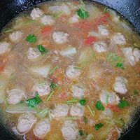 #花10分钟，做一道菜#冬瓜粉丝丸子汤的做法图解7