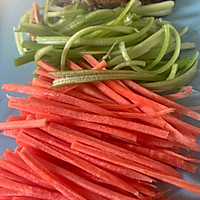 皮皮虾冬瓜蔬菜卷的做法图解6