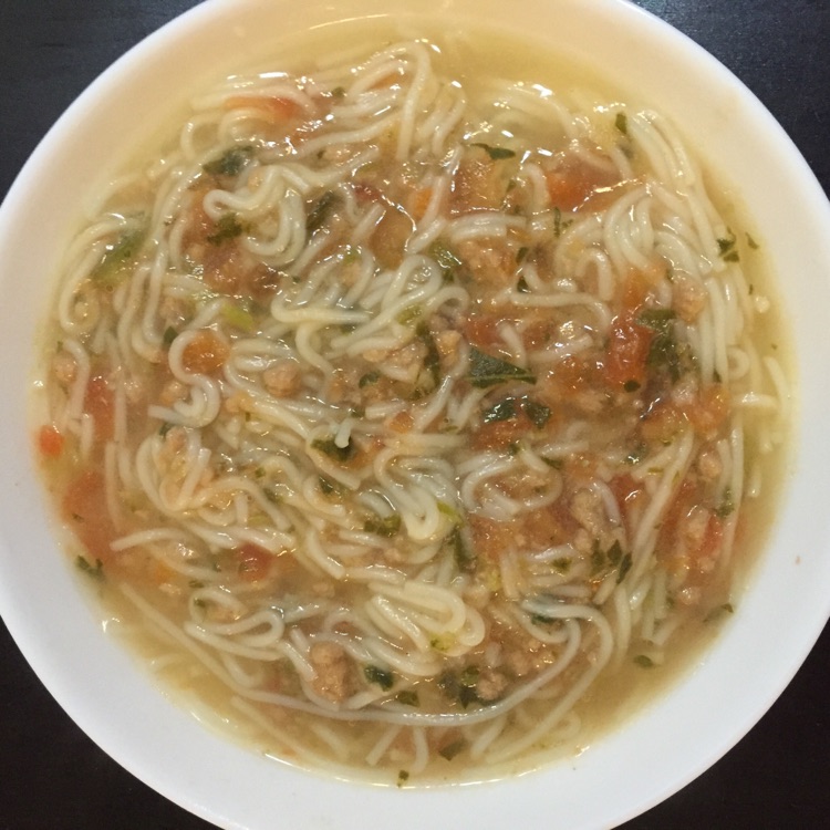 番茄牛肉青菜面