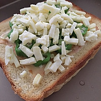 简易披萨,吐司改造,快手早餐~的做法图解4