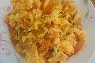 家常西红柿炒鸡蛋