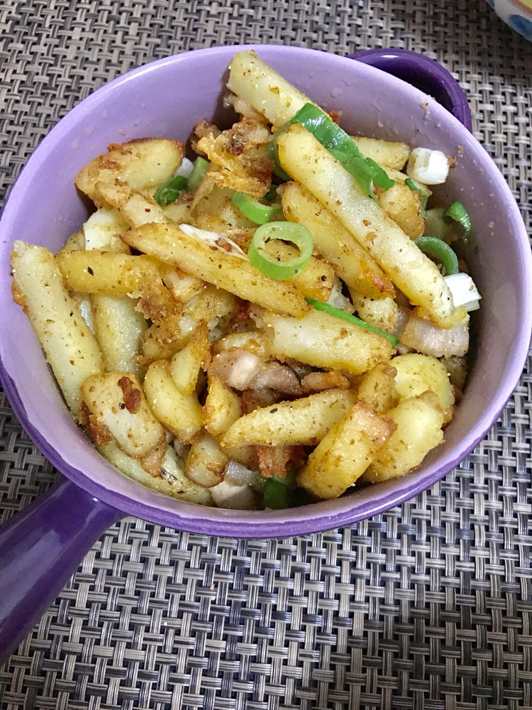 椒盐土豆条的做法