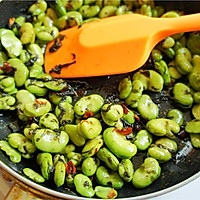 葱油榄菜鲜蚕豆--春季时令小食的做法图解7