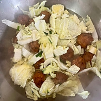 鸡汁白菜丸子汤的做法图解5