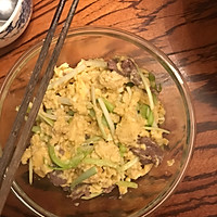 韭黄滑蛋牛肉的做法图解4