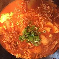 暖冬韩式泡菜汤的做法图解4