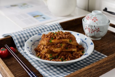 肉末锅塌豆腐