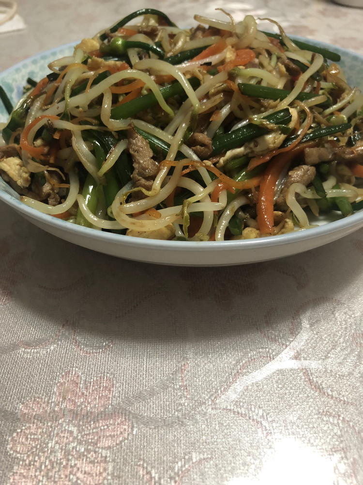 炒韭菜苔的做法