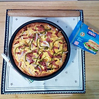 芝心&美式火腿披萨|百吉福芝士片的做法图解27