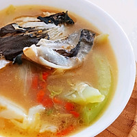 鱼头芥菜汤的做法图解8