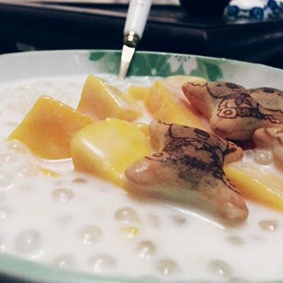 清新芒果西米露