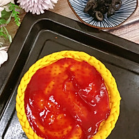 #西班牙橄榄西餐创意菜#西班牙黑橄榄金枪鱼披萨的做法图解14