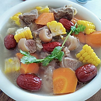 玉米胡萝卜羊肉汤的做法图解11