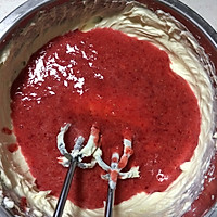免烤草莓冻芝士蛋糕（简单易学版）的做法图解5