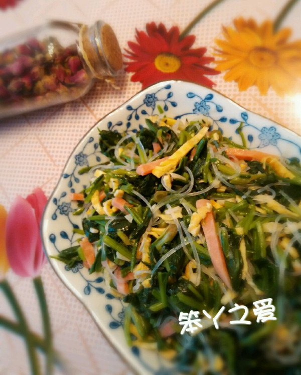 三丝拌菠菜