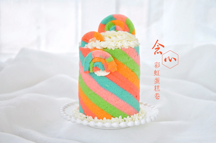 彩虹蛋糕的做法