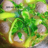 牛肉丸粉丝汤的做法图解3
