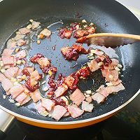 #白色情人节限定美味#青椒培根豆腐盖饭的做法图解4