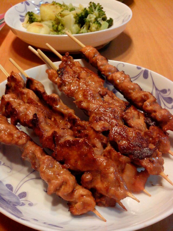 电饼铛里脊肉串