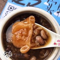 花生红枣花胶糯米粥的做法图解4