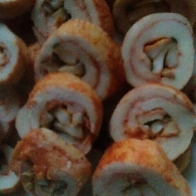 香菇鸡肉卷