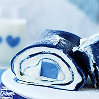 蓝色奶冻毛巾卷的做法图解18