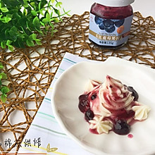 媲美冰激凌的蓝莓山药泥#丘比轻食厨艺大赛#