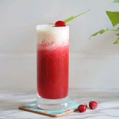 蔓越莓红茶奶