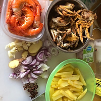 家庭版蟹肉煲的做法图解1