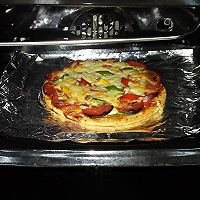 火腿彩椒披萨的做法图解7