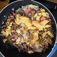 黄金牛肉蛋炒饭，第一口就停不下来的做法图解12