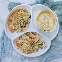 宝宝辅食_茄汁虾仁烩面的做法图解7
