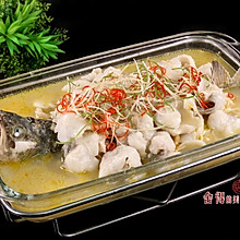 “金汤开味鲈鱼”怎样做酸辣爽口、鲜味十足，鱼肉又滑又嫩