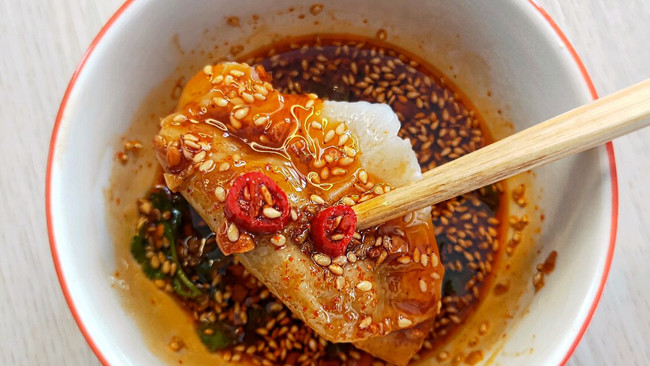 辣汁蘸饺的做法