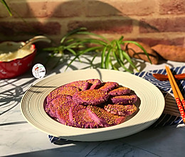 #合理膳食 营养健康进家庭#紫薯糯米饼的做法