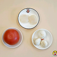 补锌的鲜美番茄贝柱蘑菇汤的做法图解1