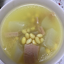 白萝卜黄豆汤